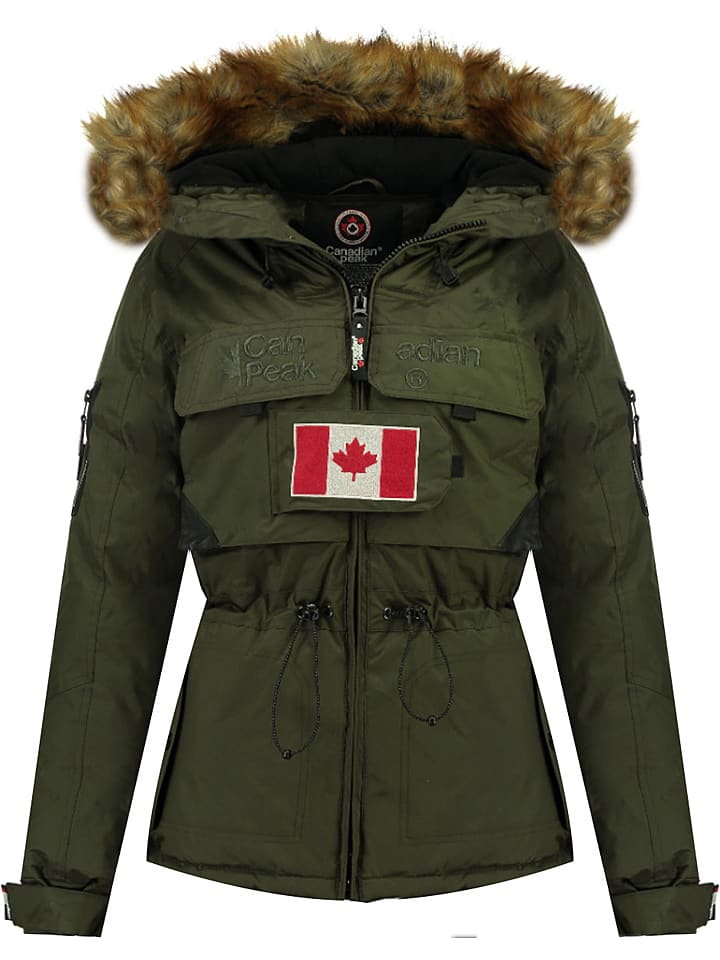 Canadian Peak Kurtka zimowa "Bantouneak" w kolorze khaki