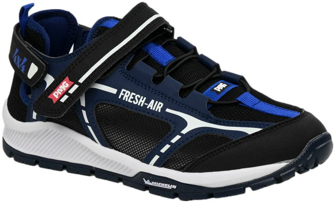 Sneakersy Primigi 5928000 Retre Nappa Nero Michelin System Fresh Air R.36-39