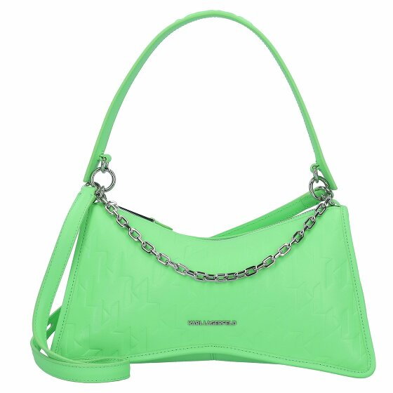 Karl Lagerfeld Seven Torba na ramię Skórzany 30 cm absinthe green