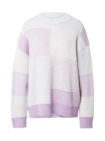 florence by mills exclusive for ABOUT YOU Sweter 'Ruby'  fioletowy / offwhite