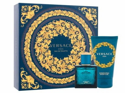 Zestaw męski Versace Eros woda toaletowa 30 ml + żel pod prysznic 50 ml (8011003877072). Perfumy męskie