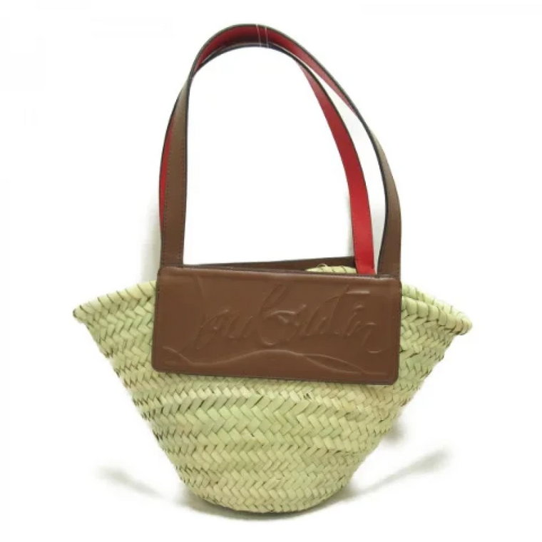 Pre-owned Raffia shoulder-bags Christian Louboutin Pre-owned