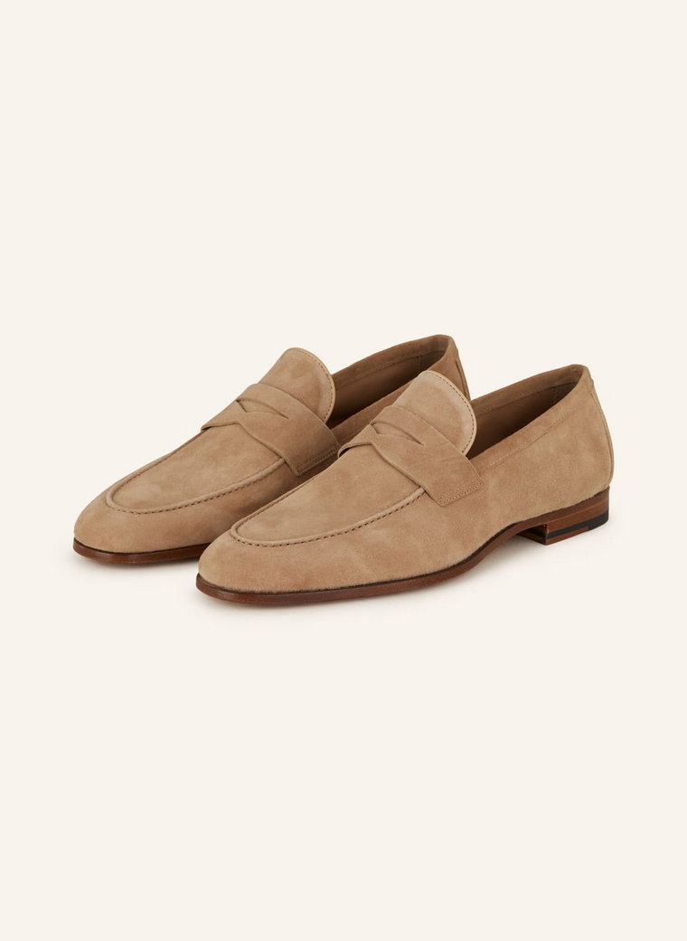 Magnanni Penny Loafers beige