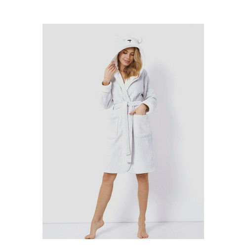 Szlafrok Aruelle Calysta bathrobe M Biały (5905616140537). Szlafroki damskie