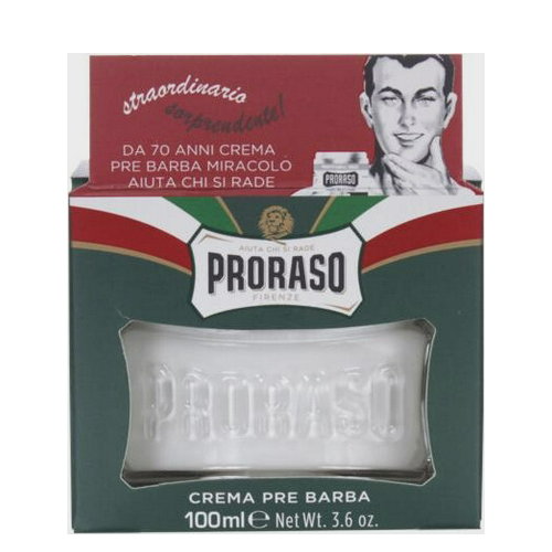 Oświeżący i tonizujący krem Proraso z ekstraktem z eukaliptusa i mentolem do pielęgnacji skóry przed goleniem 100 ml (8004395001019). Kosmetyki do golenia