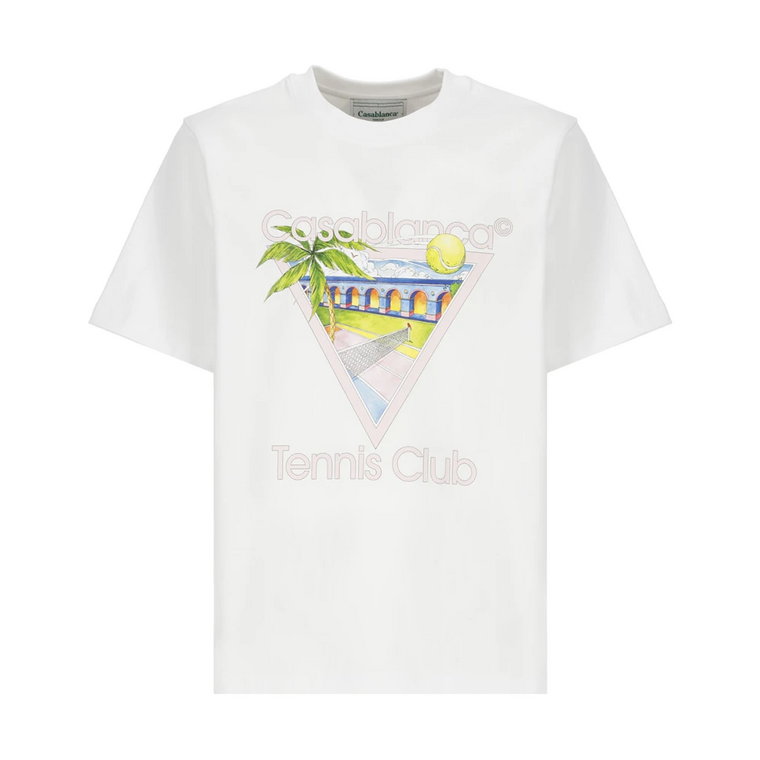 Męska koszulka z logo klubu tenisowego Casablanca