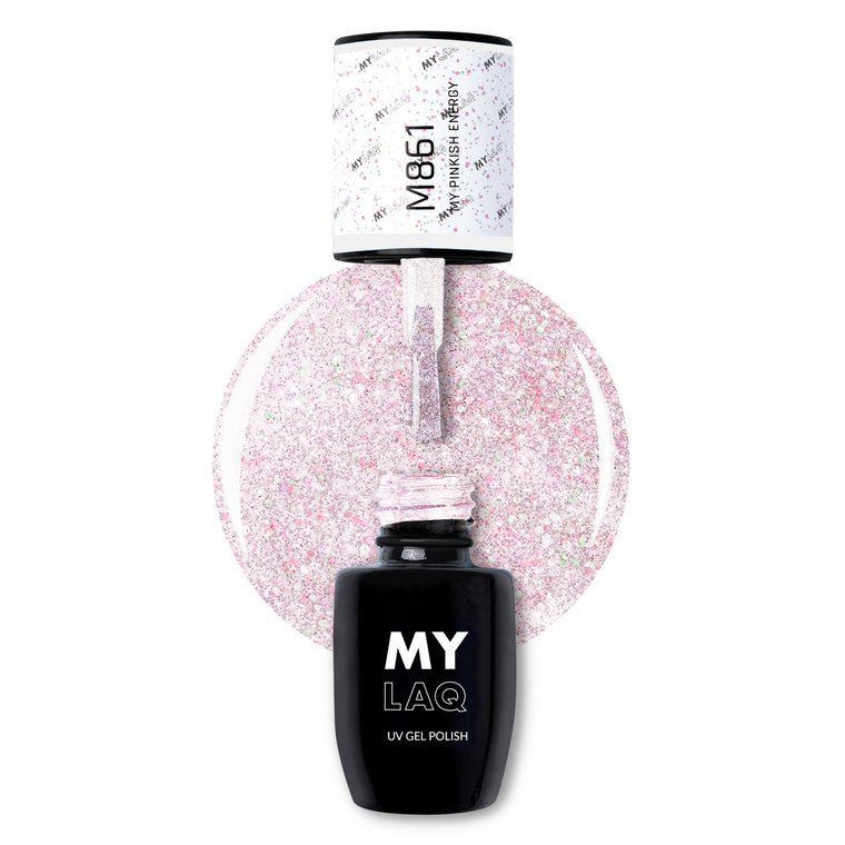 MYLAQ Lakier Hybrydowy MY PINKISH ENERGY 5 ml