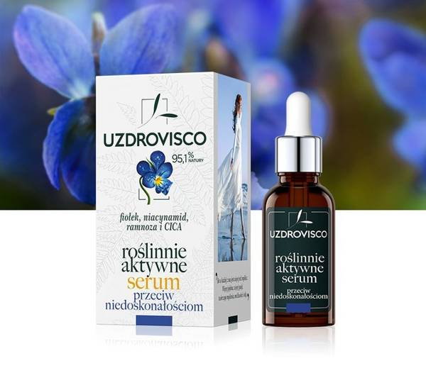 Uzdrovisco Fiołek roślinnie aktywne Serum do twarzy 30 ml