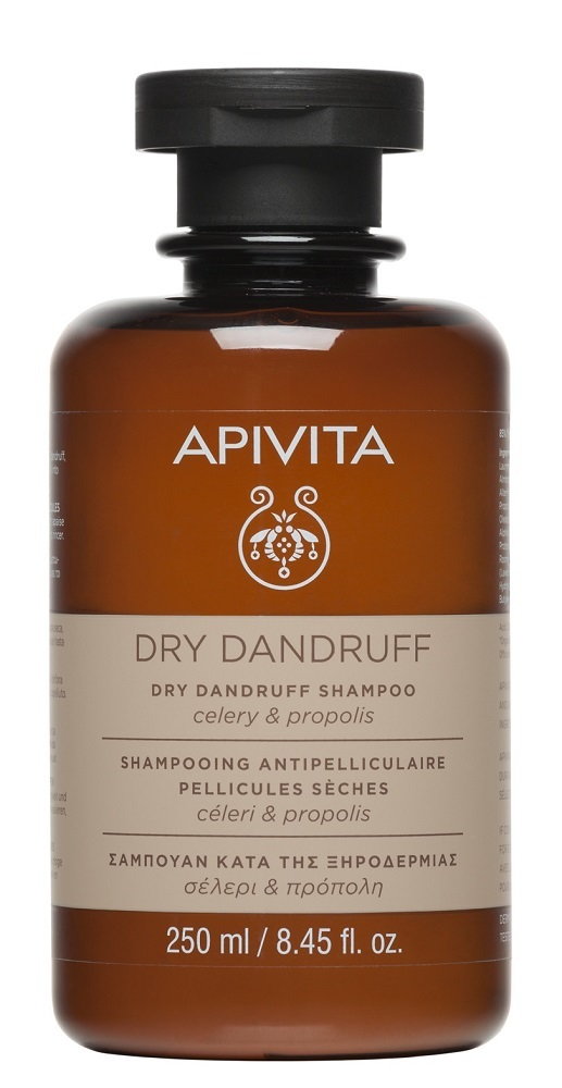 Apivita Dandruff - szampon przeciwłupieżowy na łupież suchy 250ml