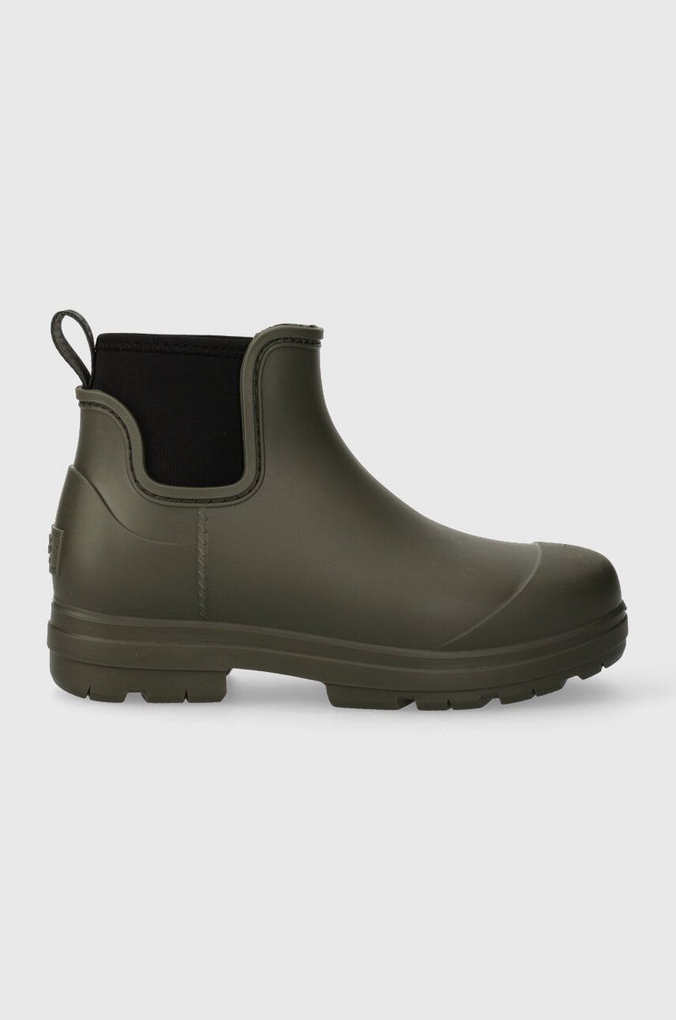 UGG kalosze Droplet damskie kolor zielony 1130831