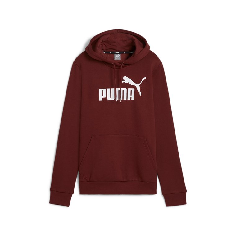 Damska bluza z kapturem i logo Essentials FL PUMA Intense Red