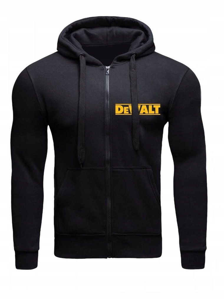 Bluza Rozpinana Dewalt Z Kapturem Czarna M