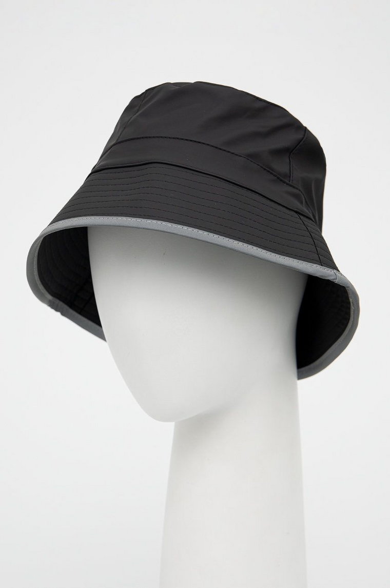 Rains kapelusz 14070 Bucket Hat Reflective kolor czarny 14070.70-BlackRefle