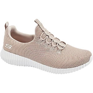 Skechers Szarobrązowe sneakersy z wygodną wkładką - Damskie - Kolor: Szarobrązowe - Rozmiar: 39