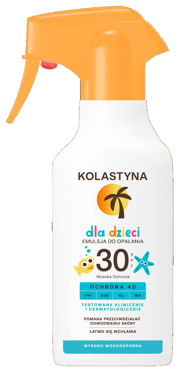 Kolastyna Sun Kids SPF30 - Emulsja do opalania dla dzieci spray SPF 30 200 ml
