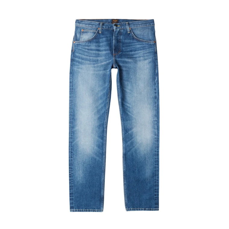 Selvedge Jeans Komfortowy Fason Zamek Lee