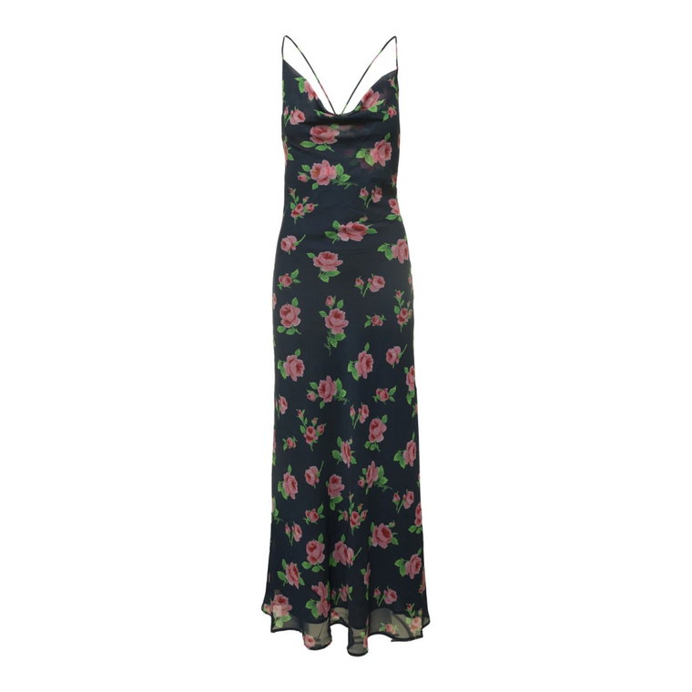 Sukienka Maxi z Kwiatowym Printem MultiColor Rotate Birger Christensen