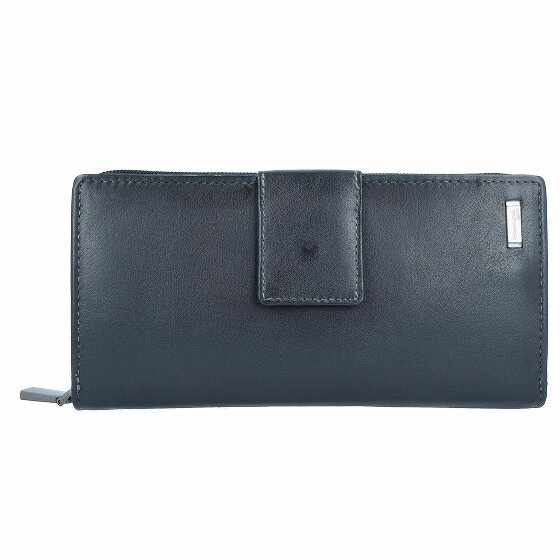 Greenland Nature Black Nappa Wallet RFID Leather 20 cm black