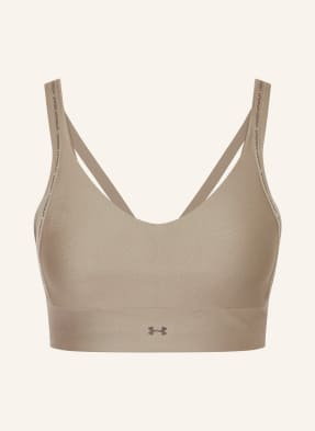 Under Armour Biustonosz Sportowy Infinity 2.0 beige