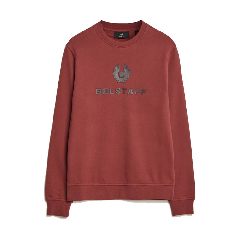 Signature Sweatshirt w Lava Red-S Belstaff