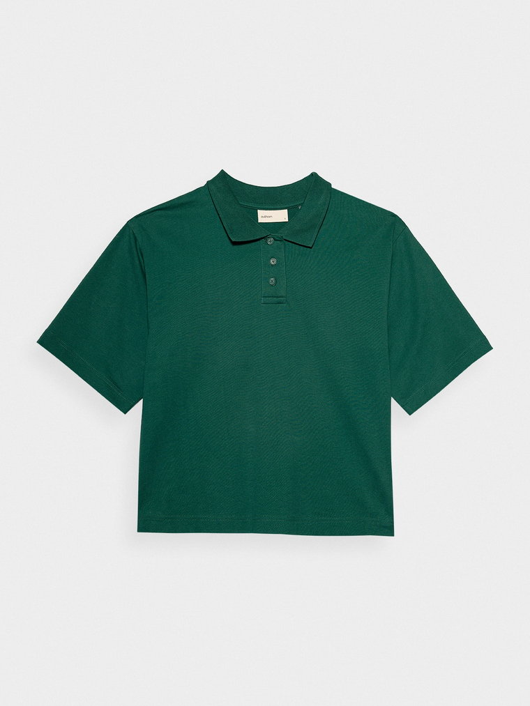 Koszulka polo damska Outhorn - zielona