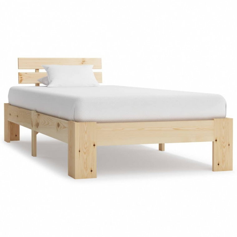 Rama łóżka, lite drewno sosnowe, 100 x 200 cm kod: V-283161
