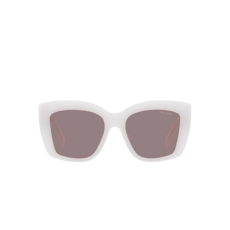 Oversized Okulary przeciwsłoneczne w kolorze Biały Opal Miu Miu