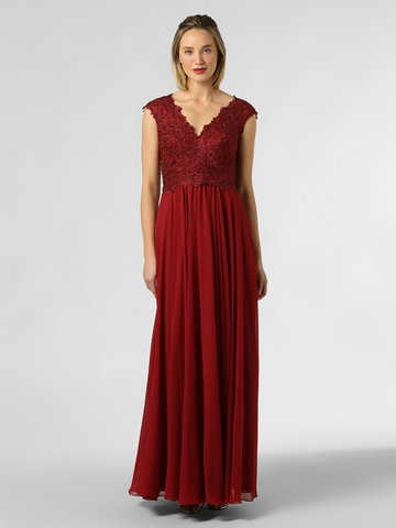 Luxuar Fashion - Damska sukienka wieczorowa, czerwony