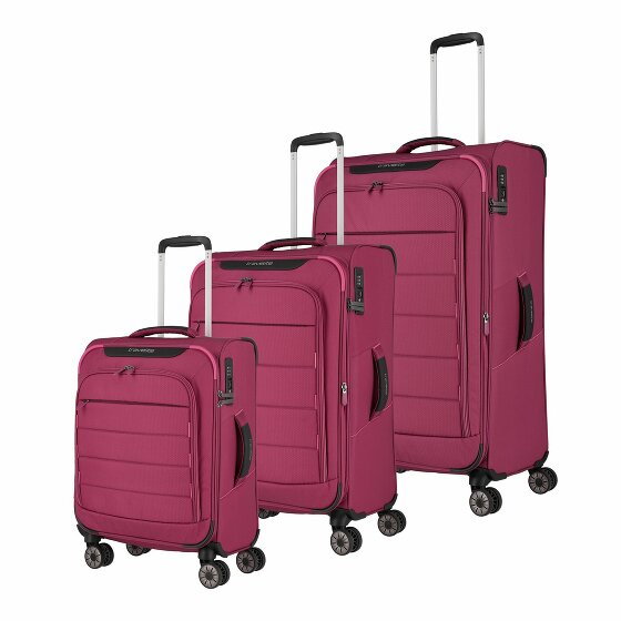 Travelite Skaii 4 Roll Suitcase Set 3szt. abendrot