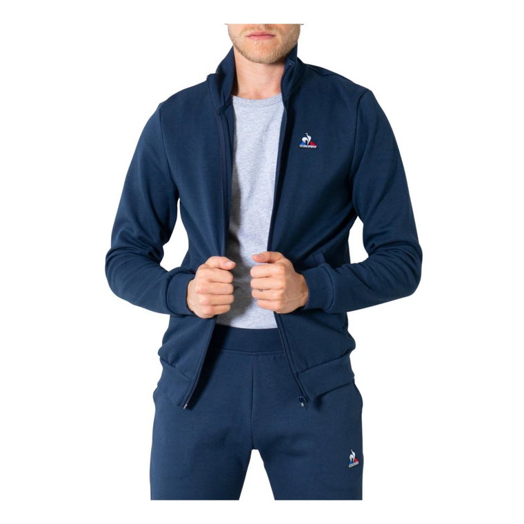 Męska Bluza z Nadrukiem i Zamkiem le coq sportif