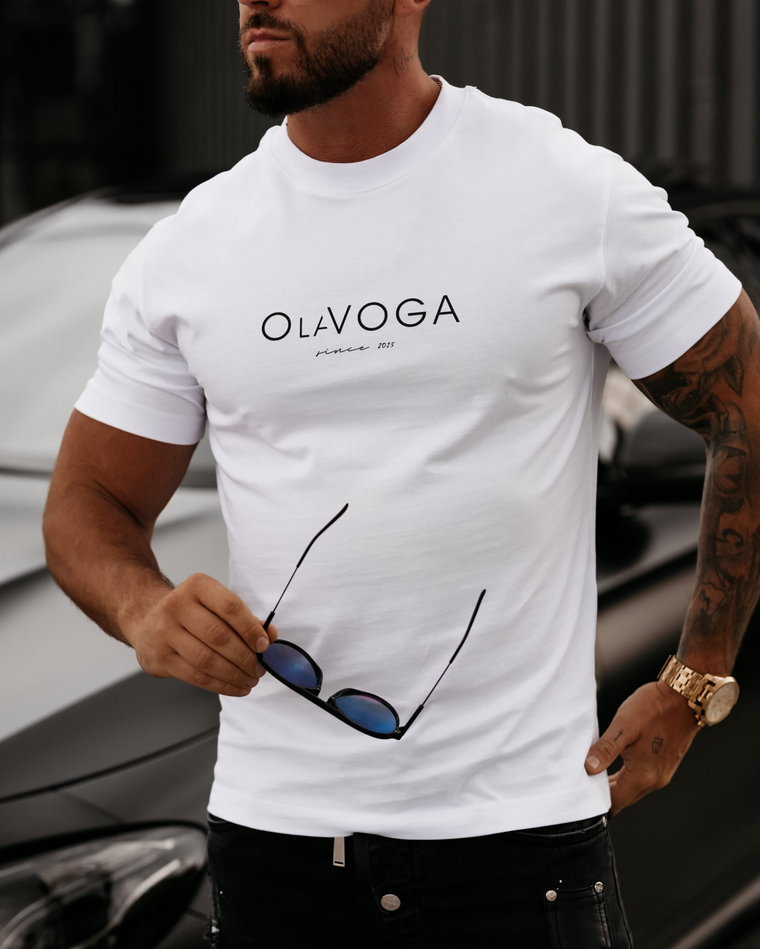 T-shirt męski OLAVOGA DUCKY ecru
