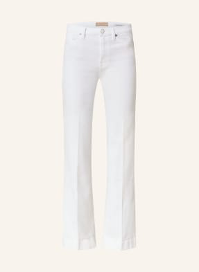 7 For All Mankind Jeansy Flared Modern Dojo weiss