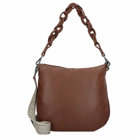 Harbour 2nd Just Pure Torba na ramię Skórzany 37 cm charming cognac