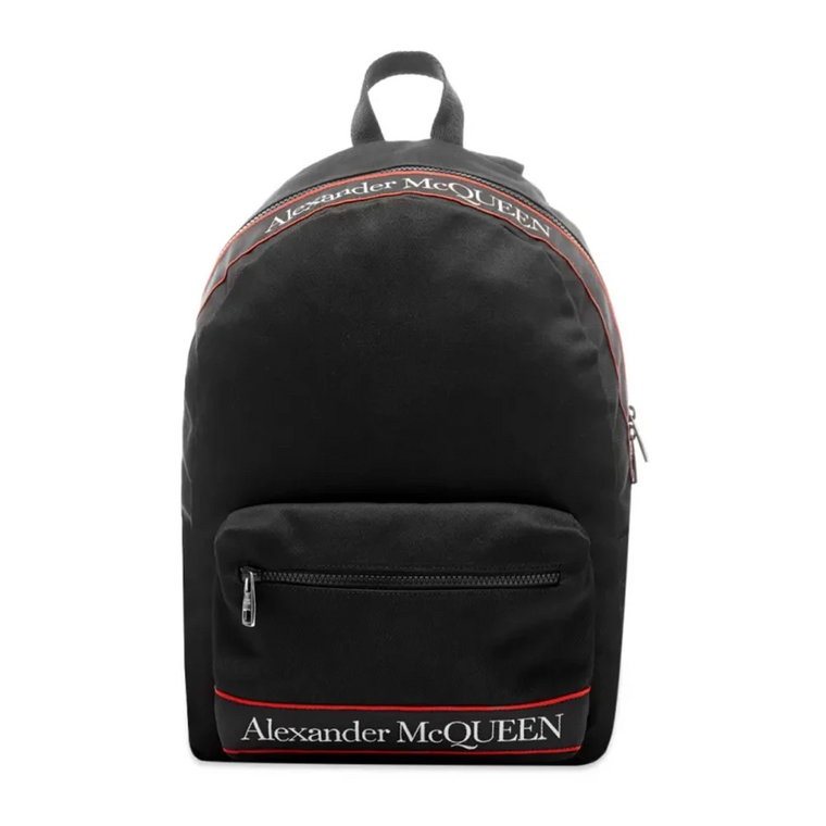Stylowy Plecak z Logo Alexander McQueen