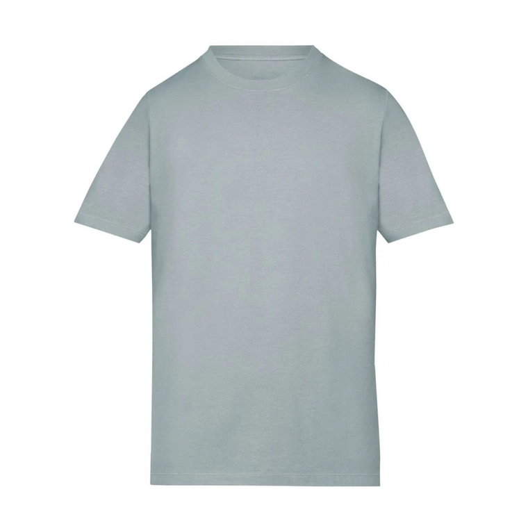 Krótki Rękaw T Shirt w Saxon Blue Maison Margiela