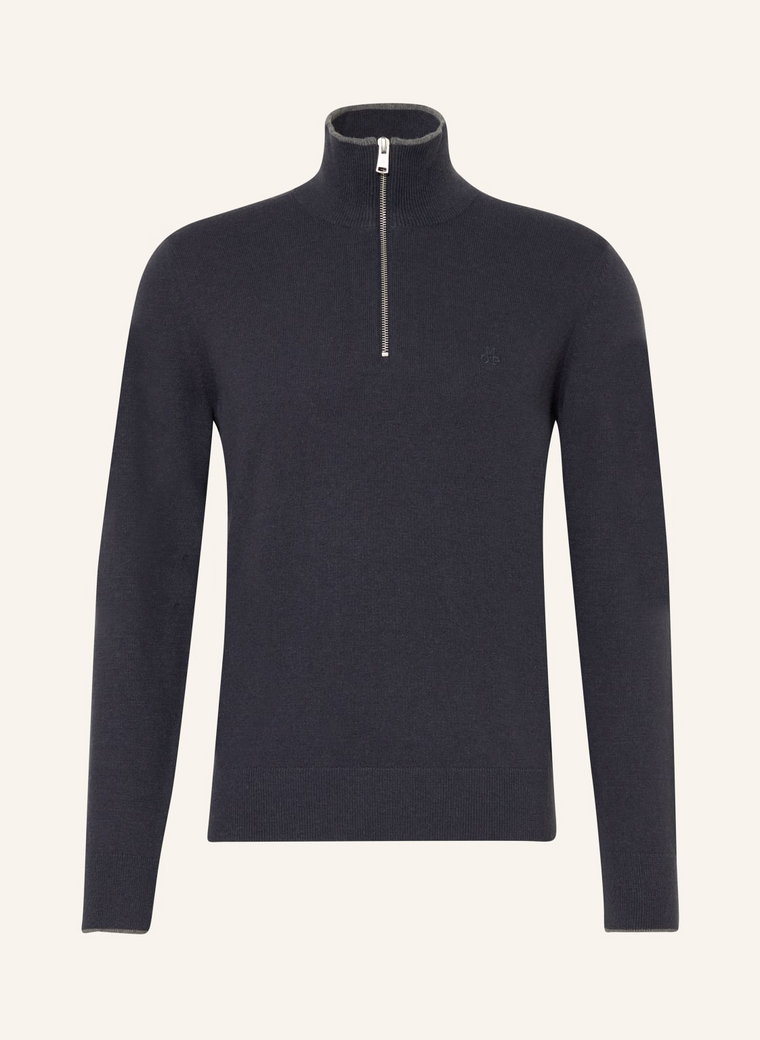 Marc O'polo Sweter Typu Troyer blau