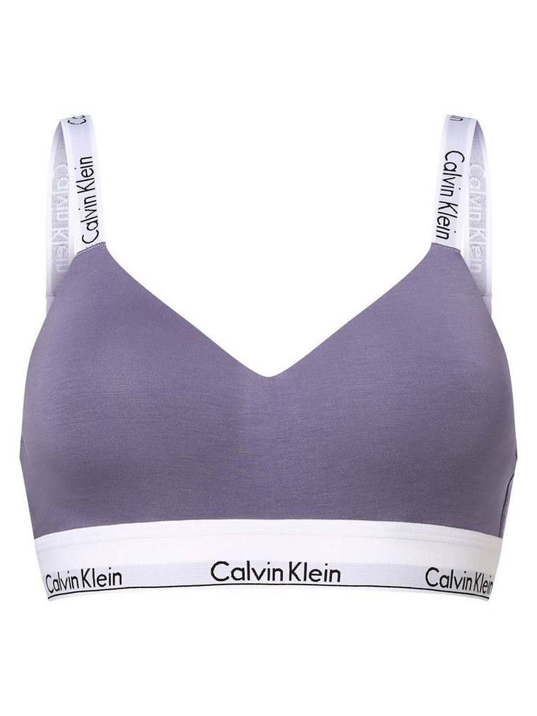 Calvin Klein - Damski biustonosz  z wypełnieniem, lila