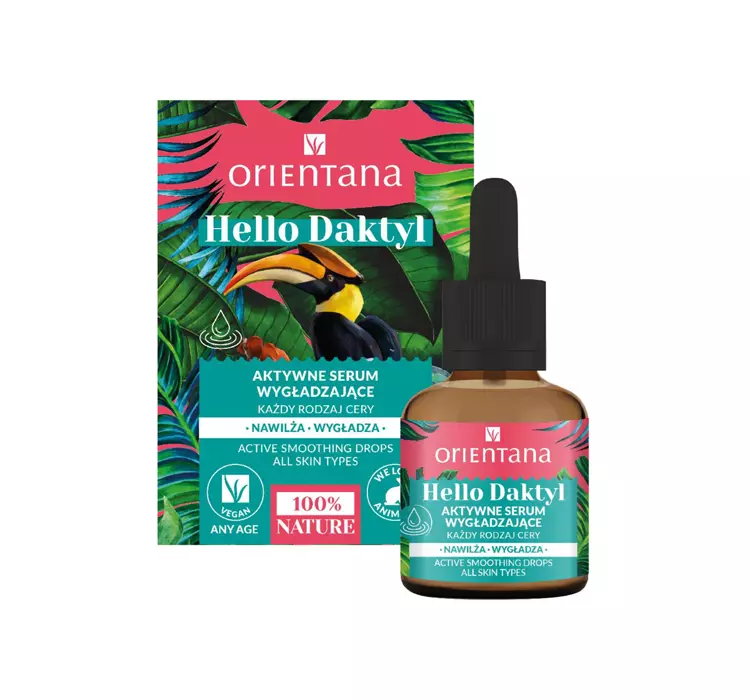 ORIENTANA HELLO DAKTYL AKTYWNE SERUM WYGŁADZAJĄCE DO TWARZY 30ML