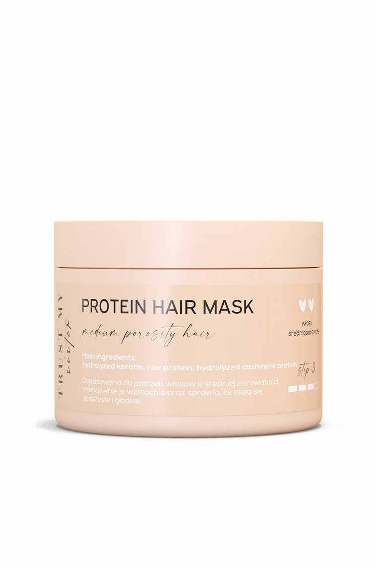 TRUST MY SISTER Maska proteinowa do włosów średnioporowatych 150 G