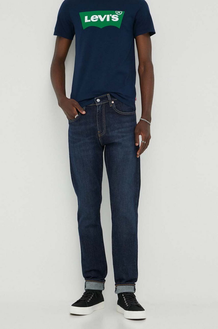 Levi's jeansy 512 SLIM TAPER męskie kolor granatowy