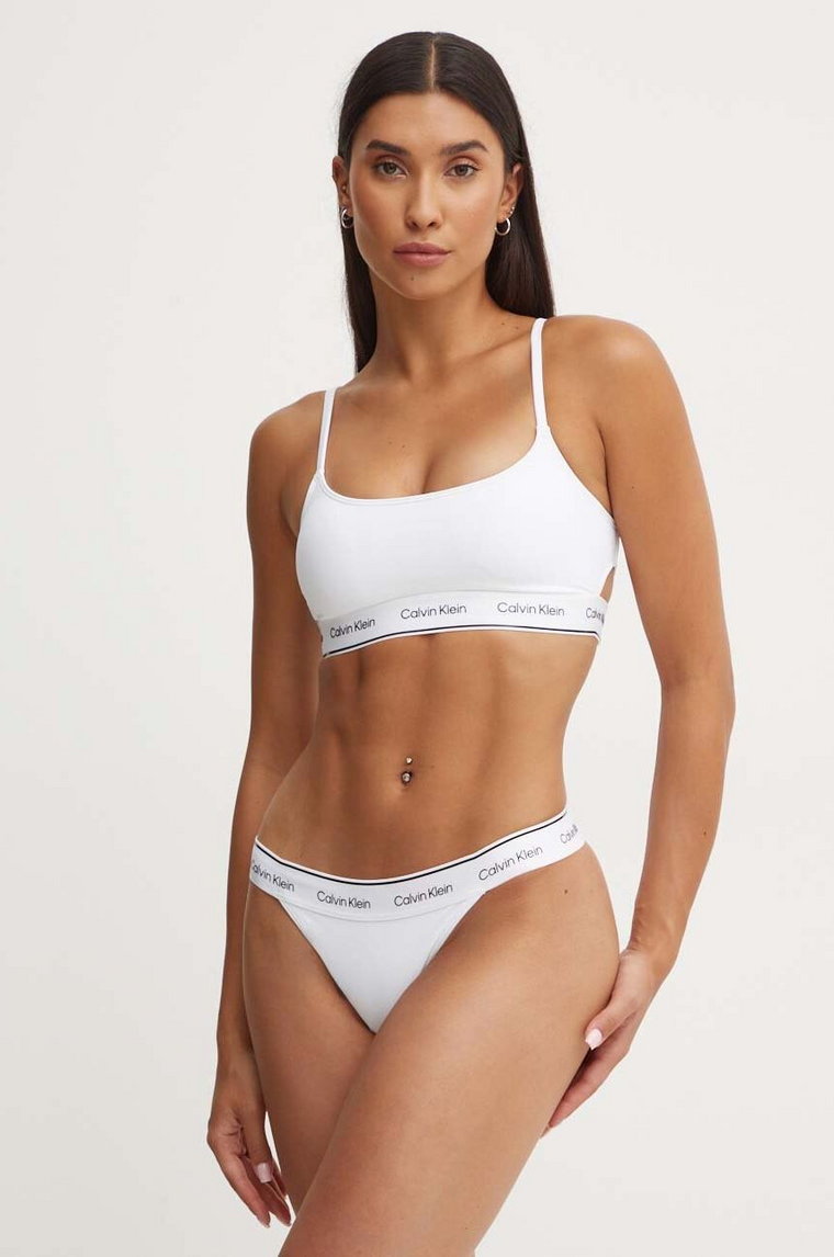 Calvin Klein brazyliany kąpielowe kolor biały KW0KW02429