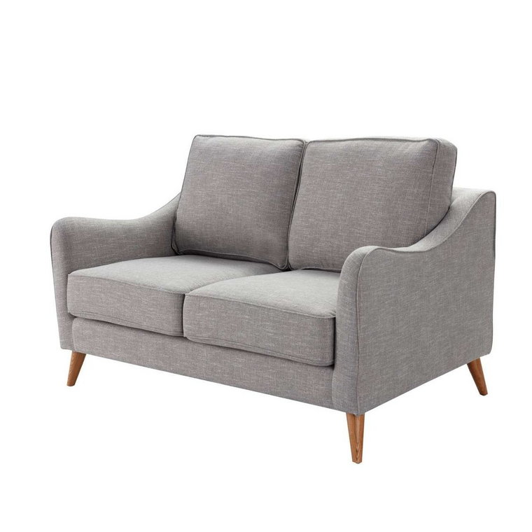 Sofa Venuste grey linen 2-os., 140 x 90 x 90 cm