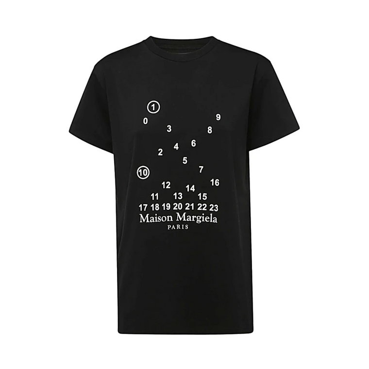 Czarne T-shirty i Pola dla Kobiet Maison Margiela