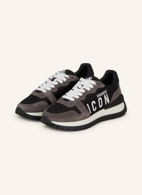 dsquared2 Sneakersy Icon Runner schwarz