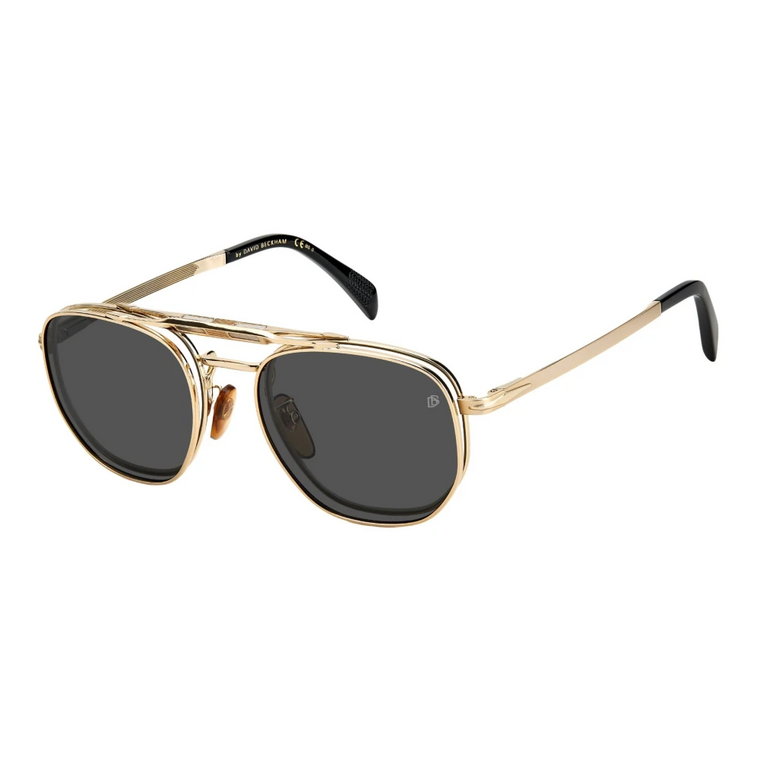 Złote Havana/Zielone Okulary przeciwsłoneczne Eyewear by David Beckham