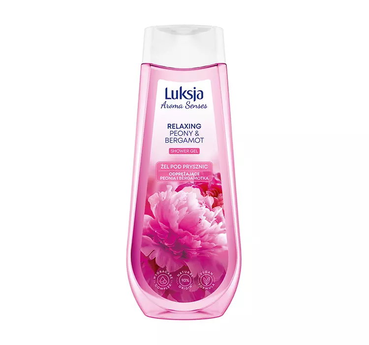 LUKSJA AROMA SENSES ŻEL POD PRYSZNIC PEONIA I BERGAMOTKA 500ML