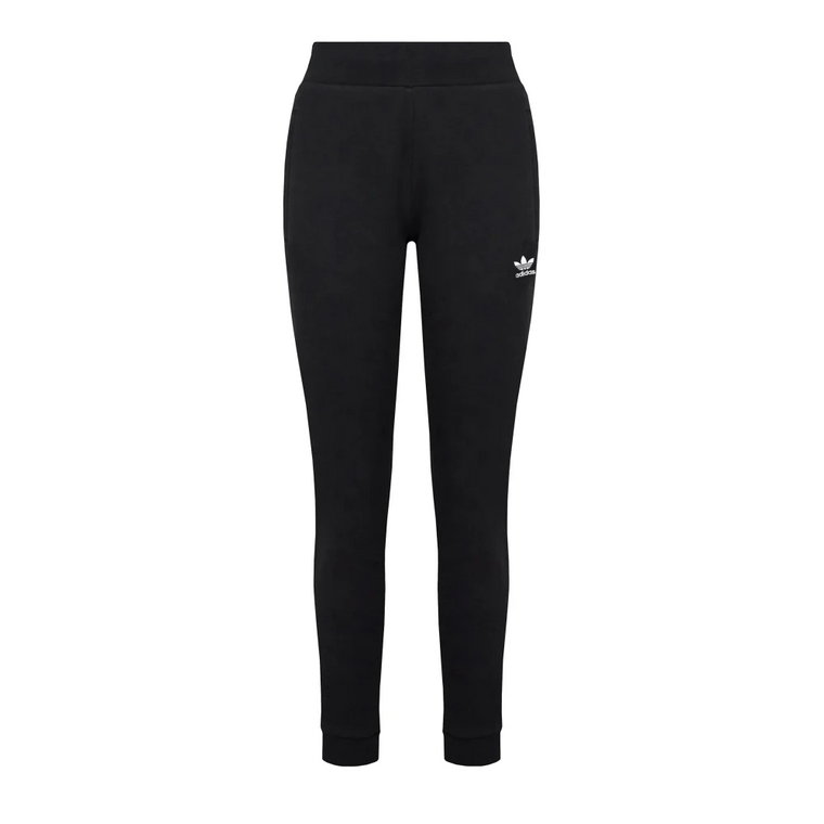 Czarne Spodnie Slim-fit dla Kobiet Adidas Originals