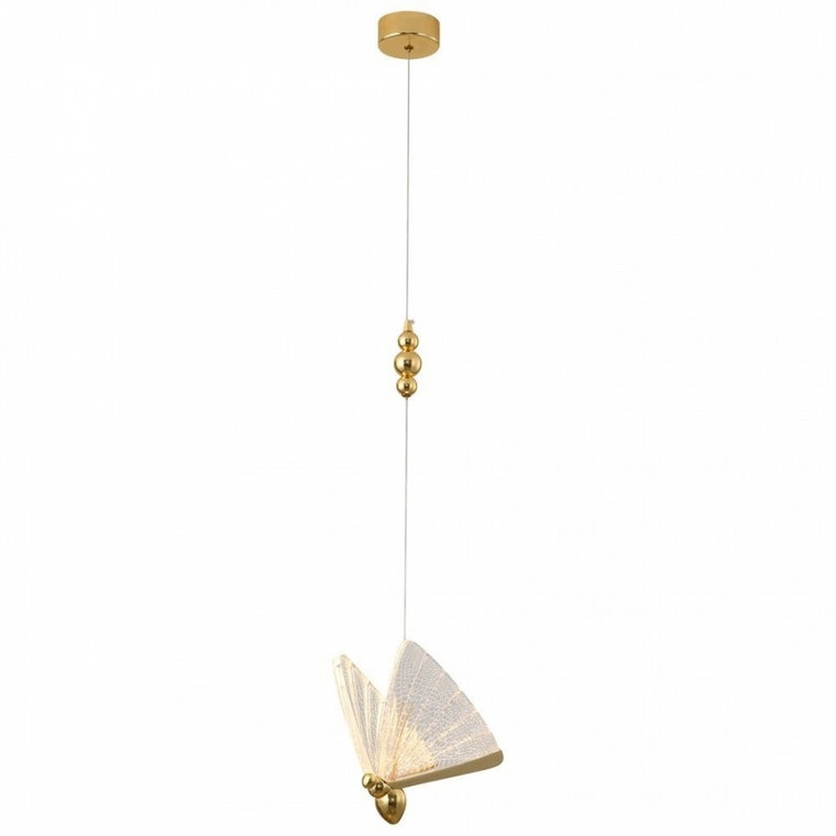 Lampa wisząca bee lamp 1 led złota 21 cm kod: MP0090-1 gold