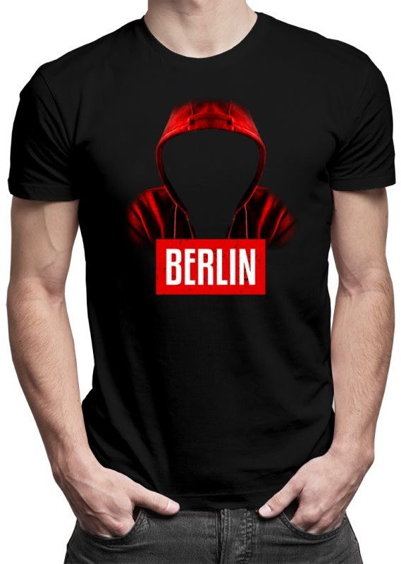 Berlin - męska koszulka z nadrukiem