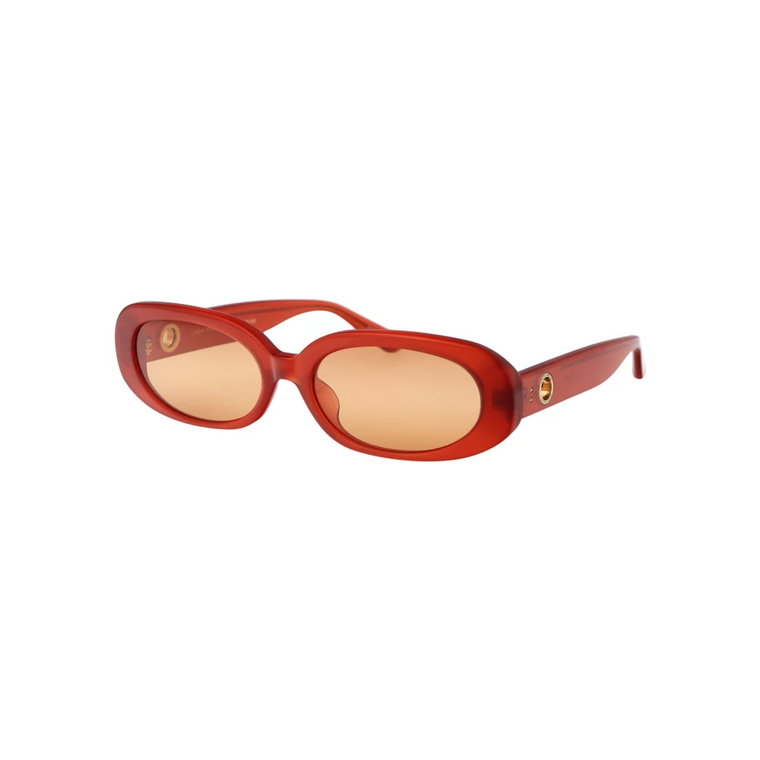 Stylowe okulary przeciwsłoneczne dla Car Linda Farrow